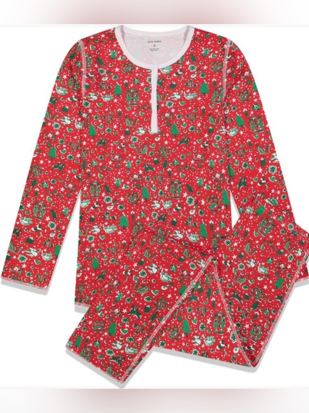 Roller Rabbit x Masionette- Holiday Medley Pajamas size Small